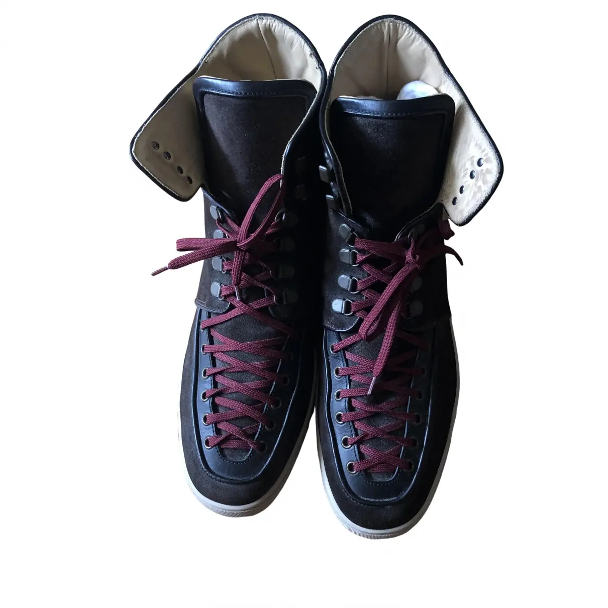 Leather high trainers Christian Louboutin