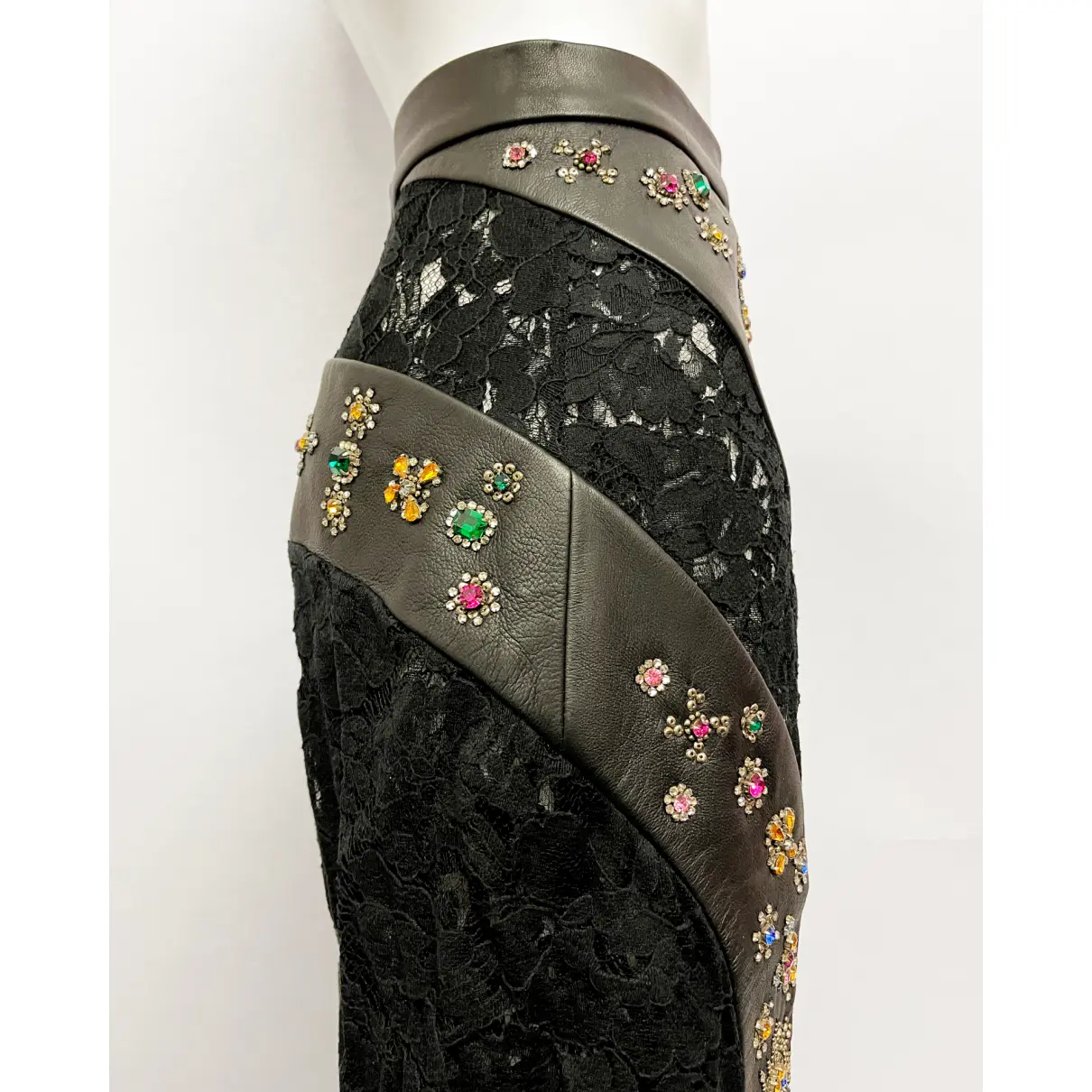 Leather mid-length skirt Christopher Kane