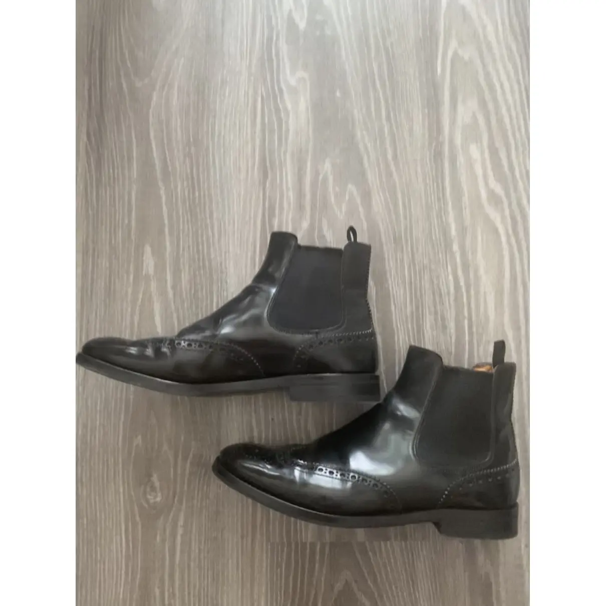 Leather ankle boots Church's