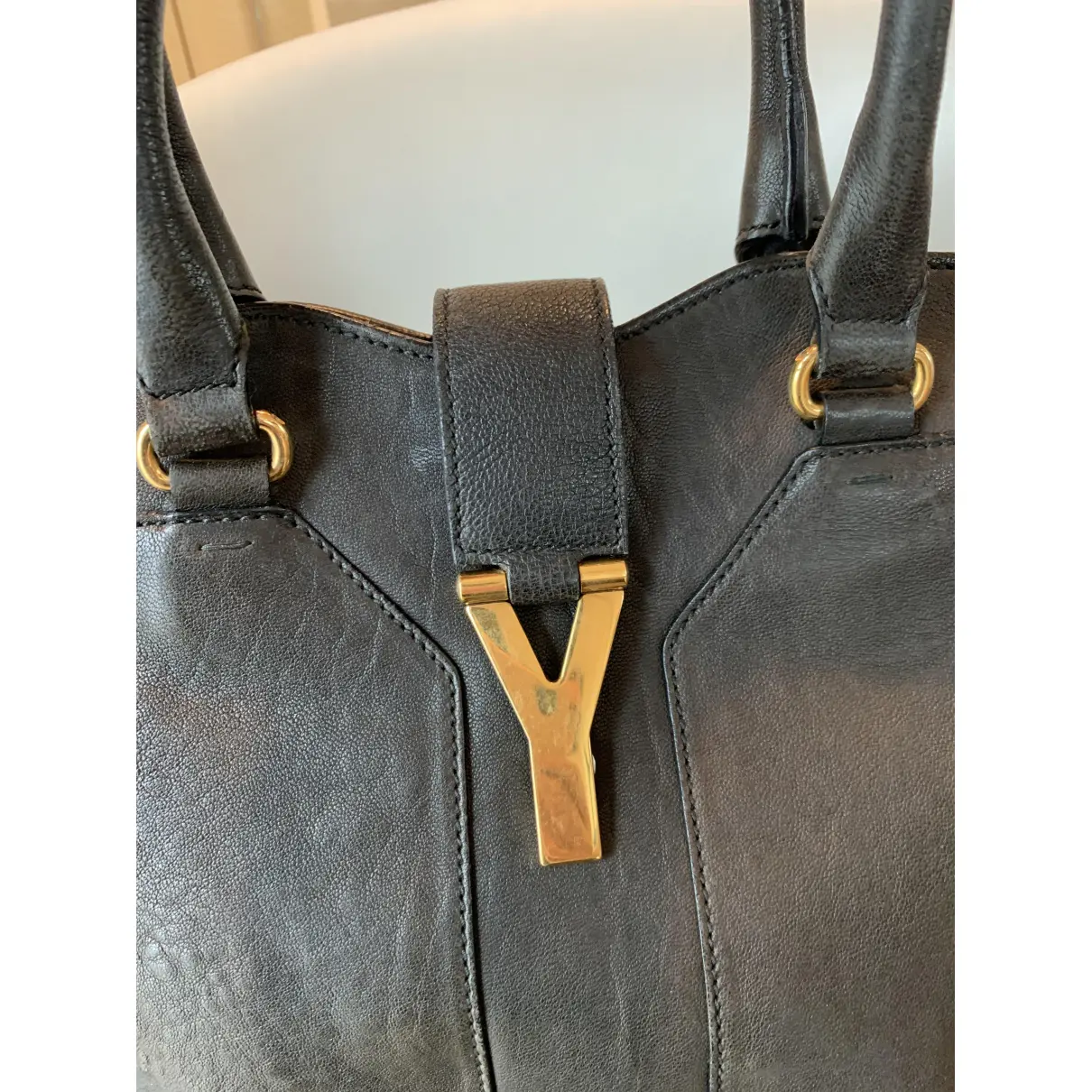 Chyc leather handbag Yves Saint Laurent - Vintage