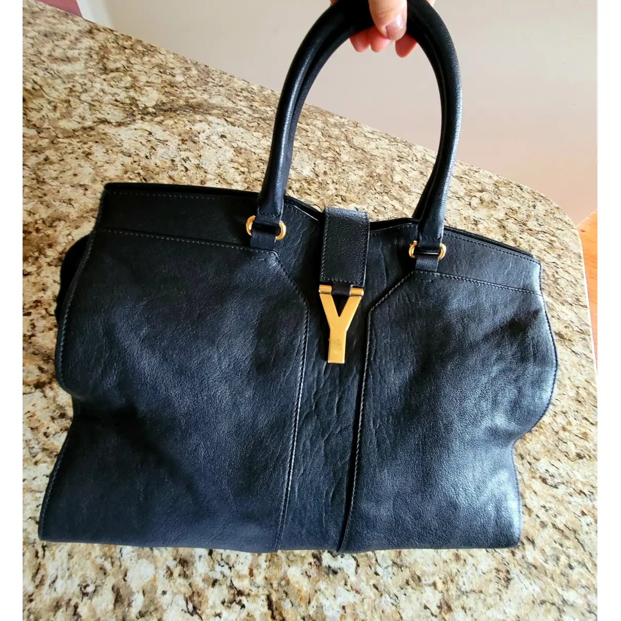 Buy Yves Saint Laurent Chyc leather tote online