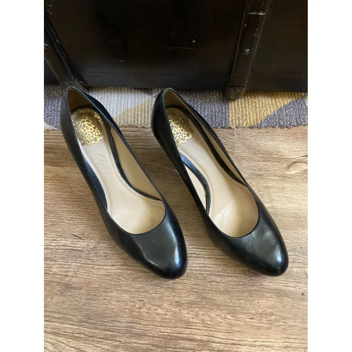 Buy Clarks Leather heels online