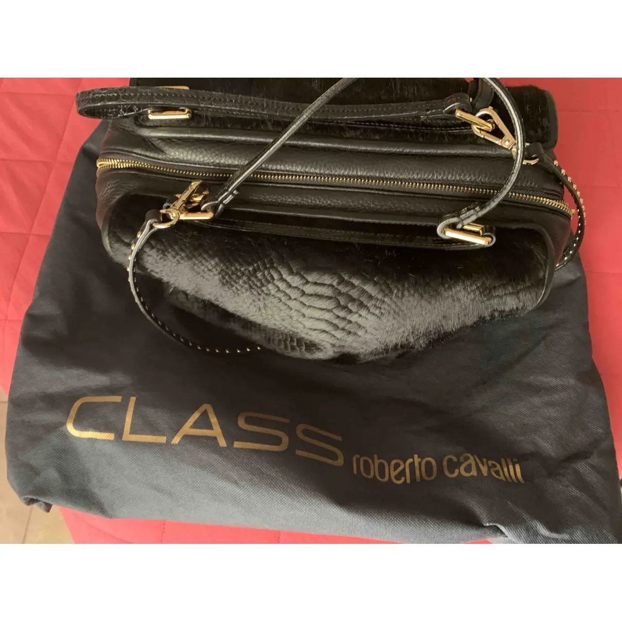 Leather handbag Class Cavalli