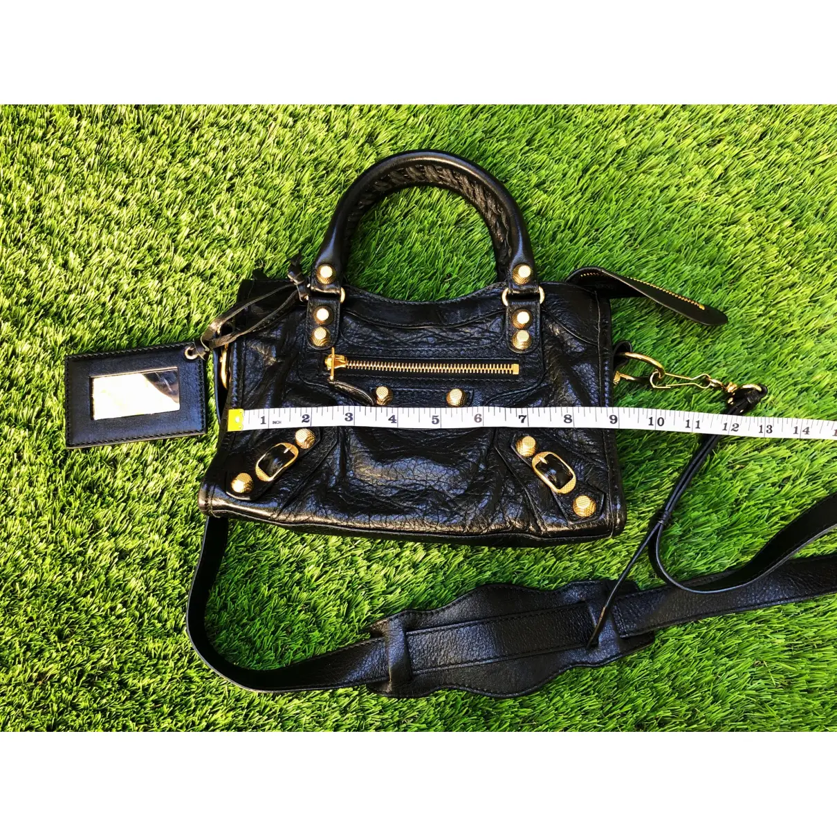 Buy Balenciaga Classic Metalic leather handbag online