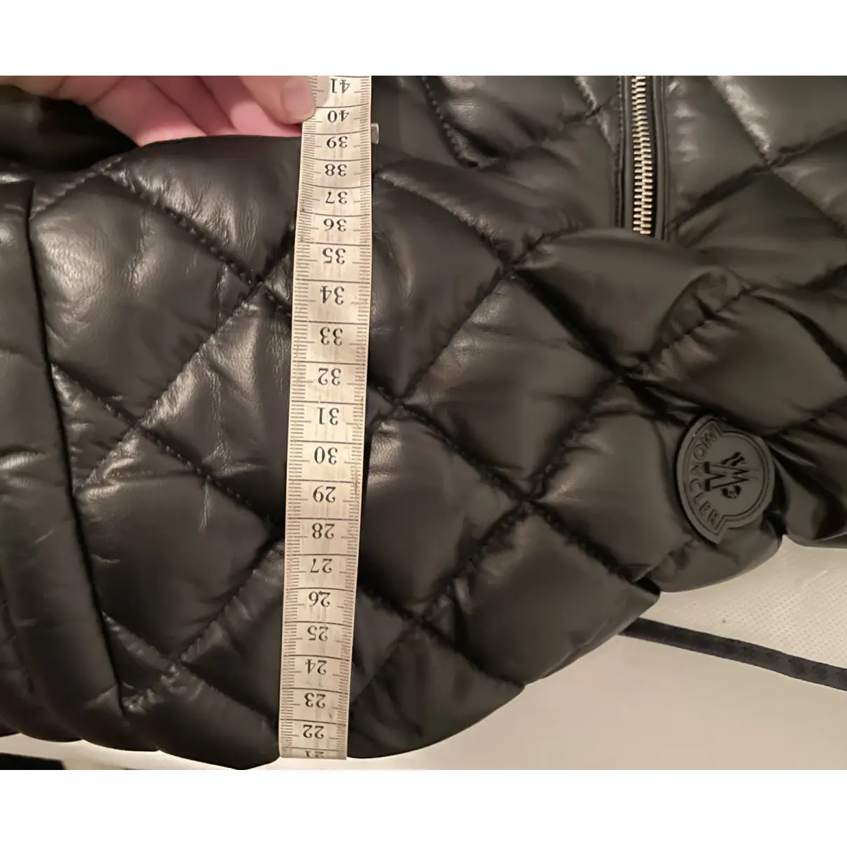 Classic leather jacket Moncler