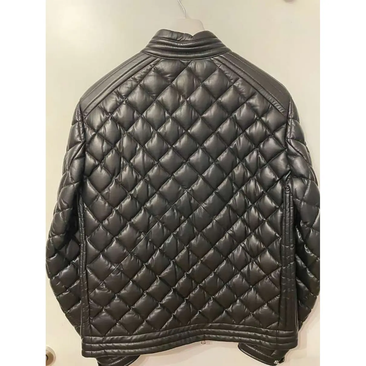 Buy Moncler Classic leather jacket online