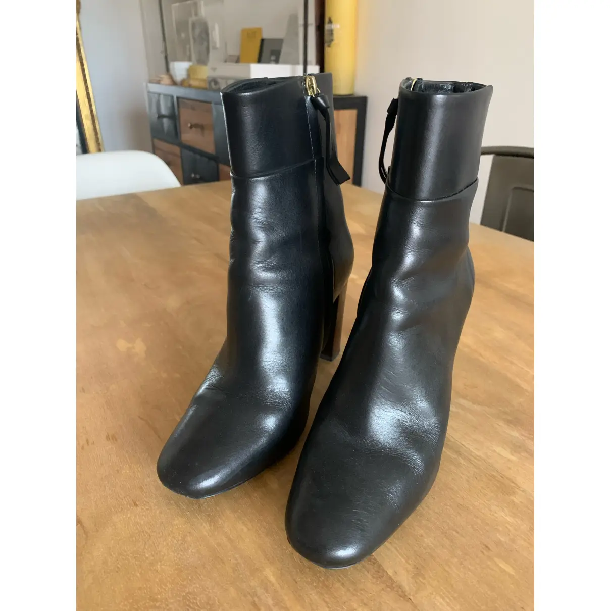 Buy Claudie Pierlot Leather ankle boots online