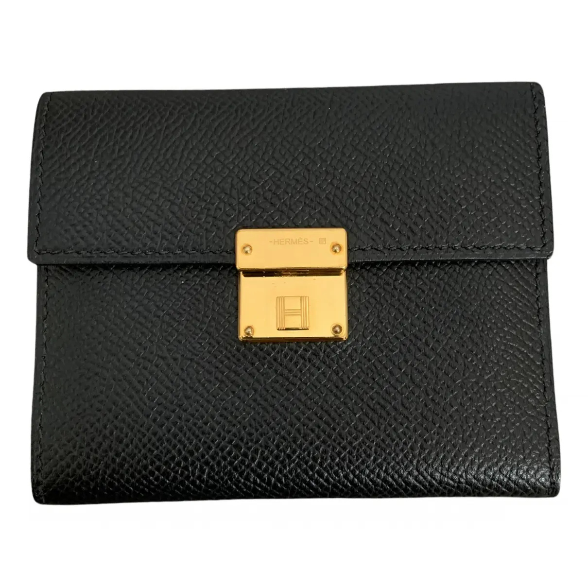 Clic Mini leather card wallet Hermès