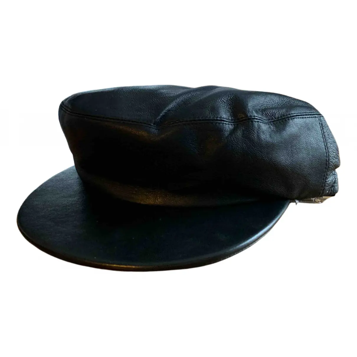 Leather hat Clyde