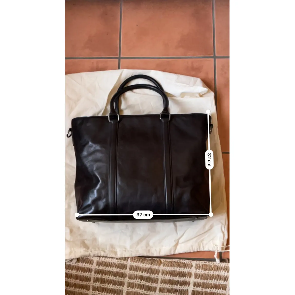 Leather weekend bag Coach