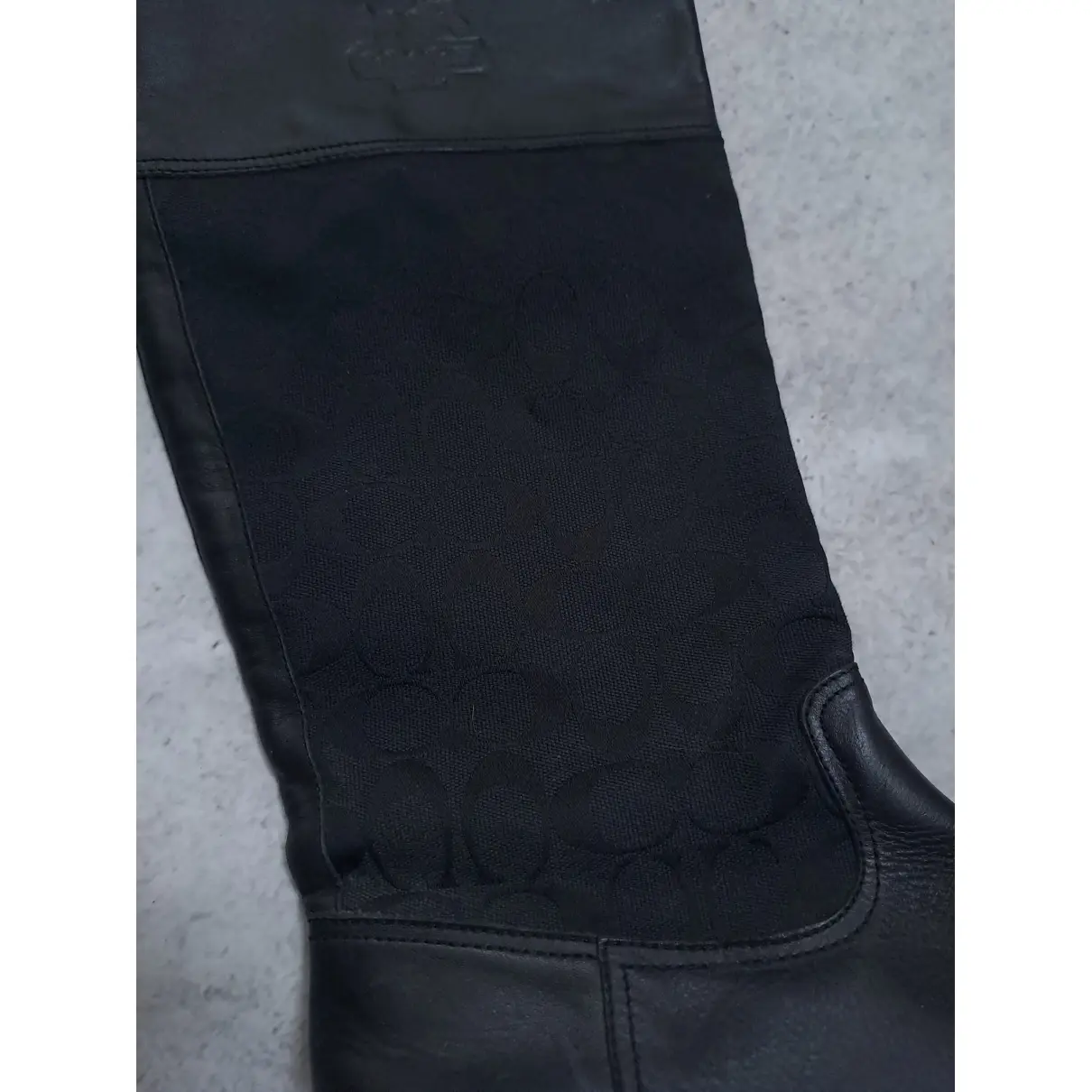 Leather riding boots Coach