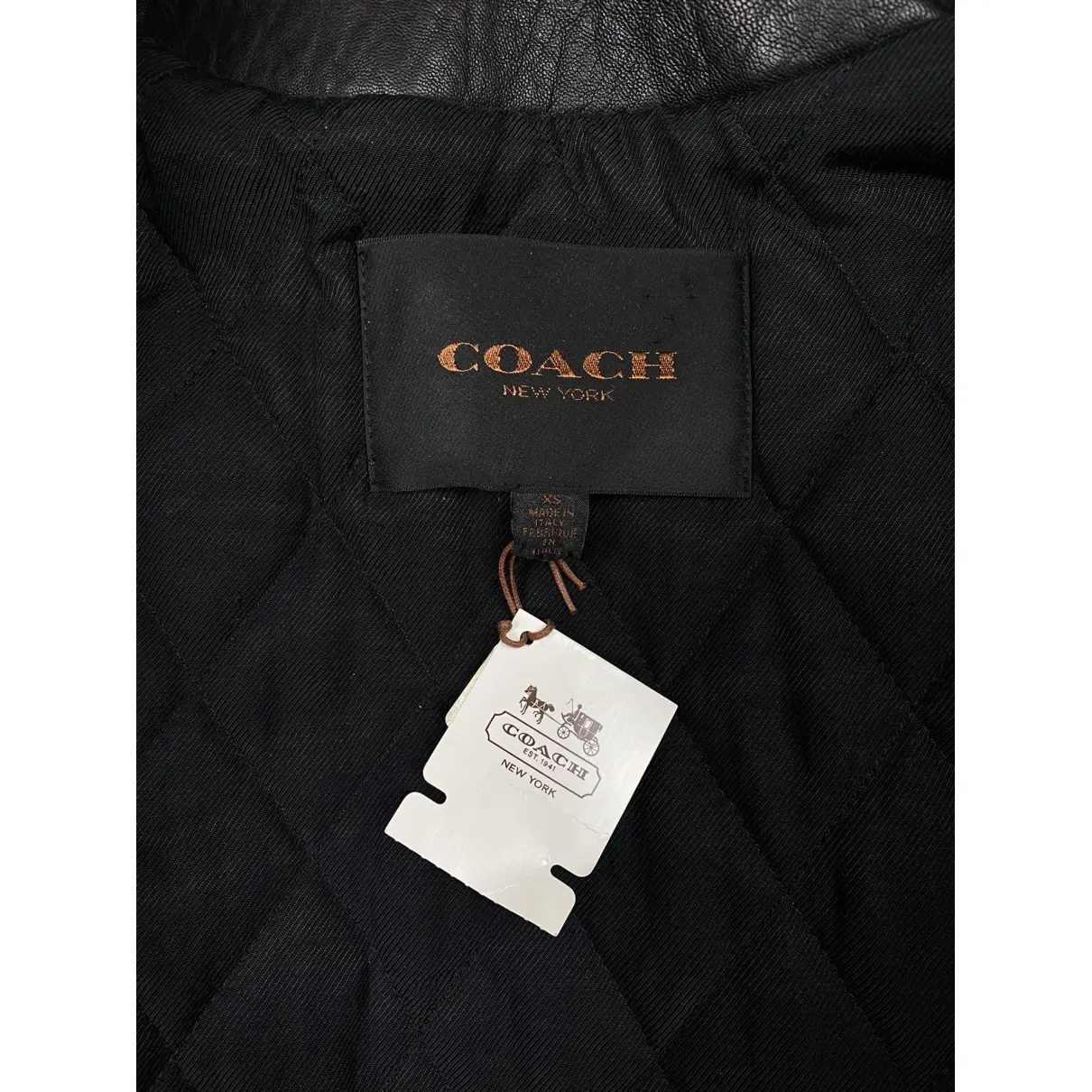 Buy Coach Leather jacket online