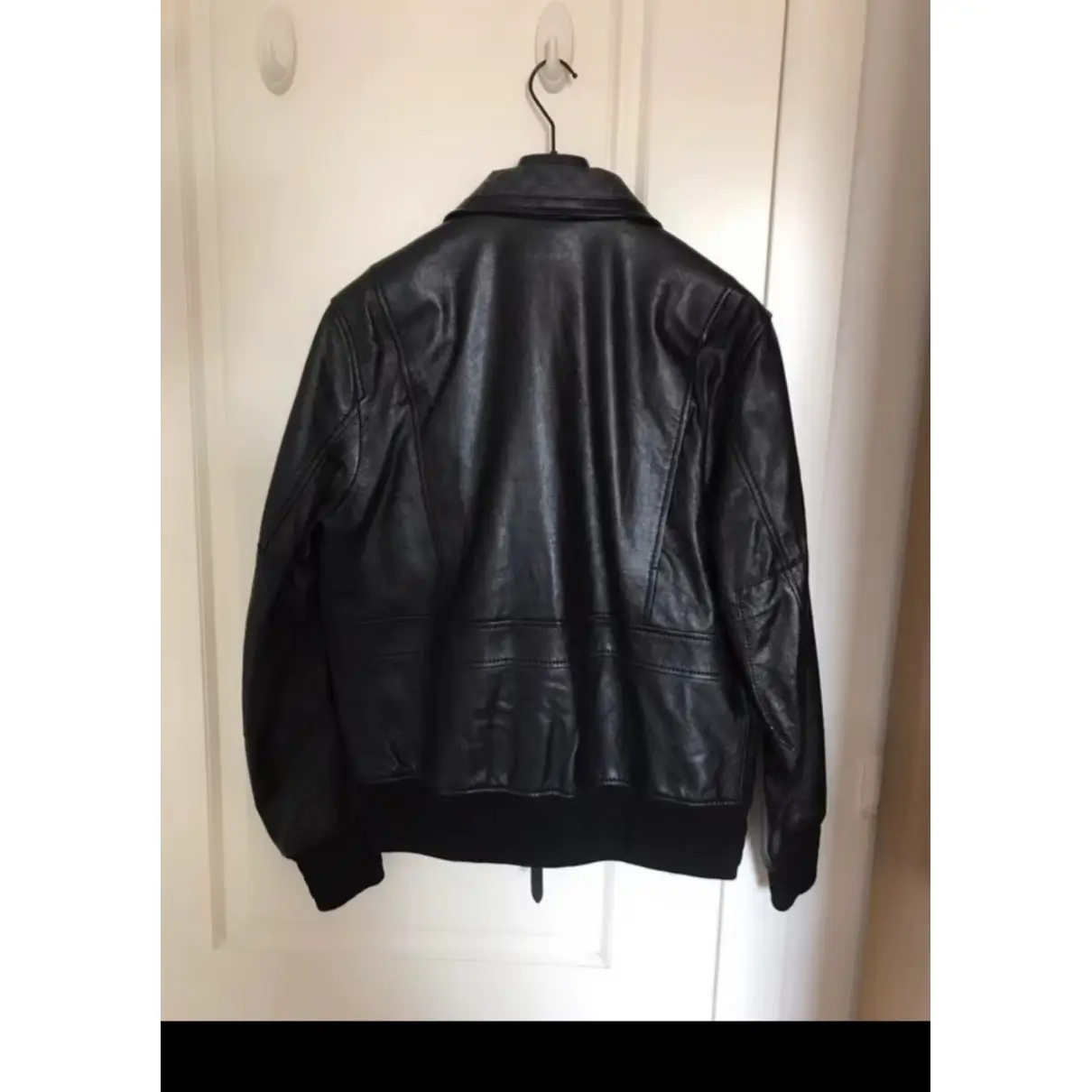 Leather jacket Coach