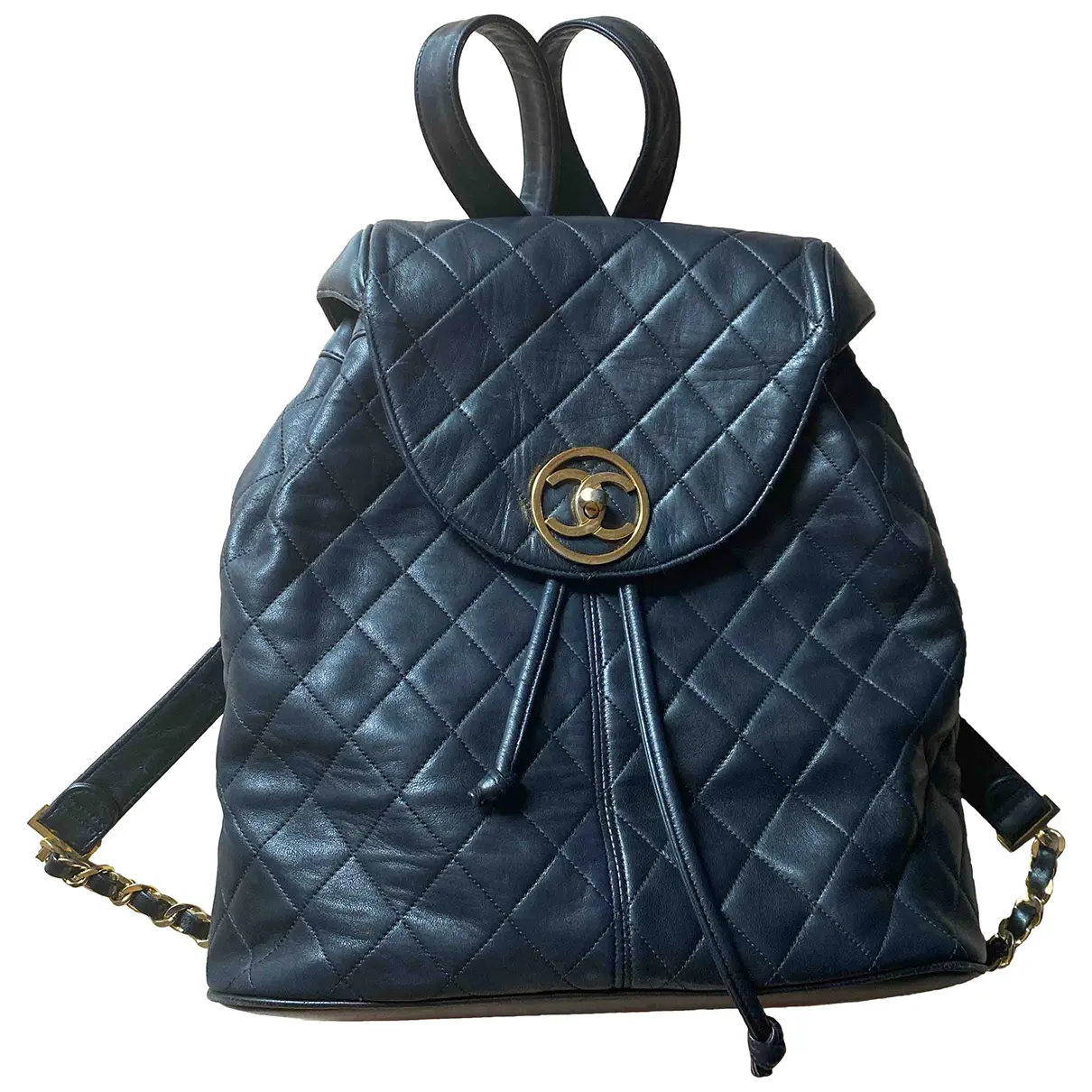 Coco Cabas leather backpack Chanel