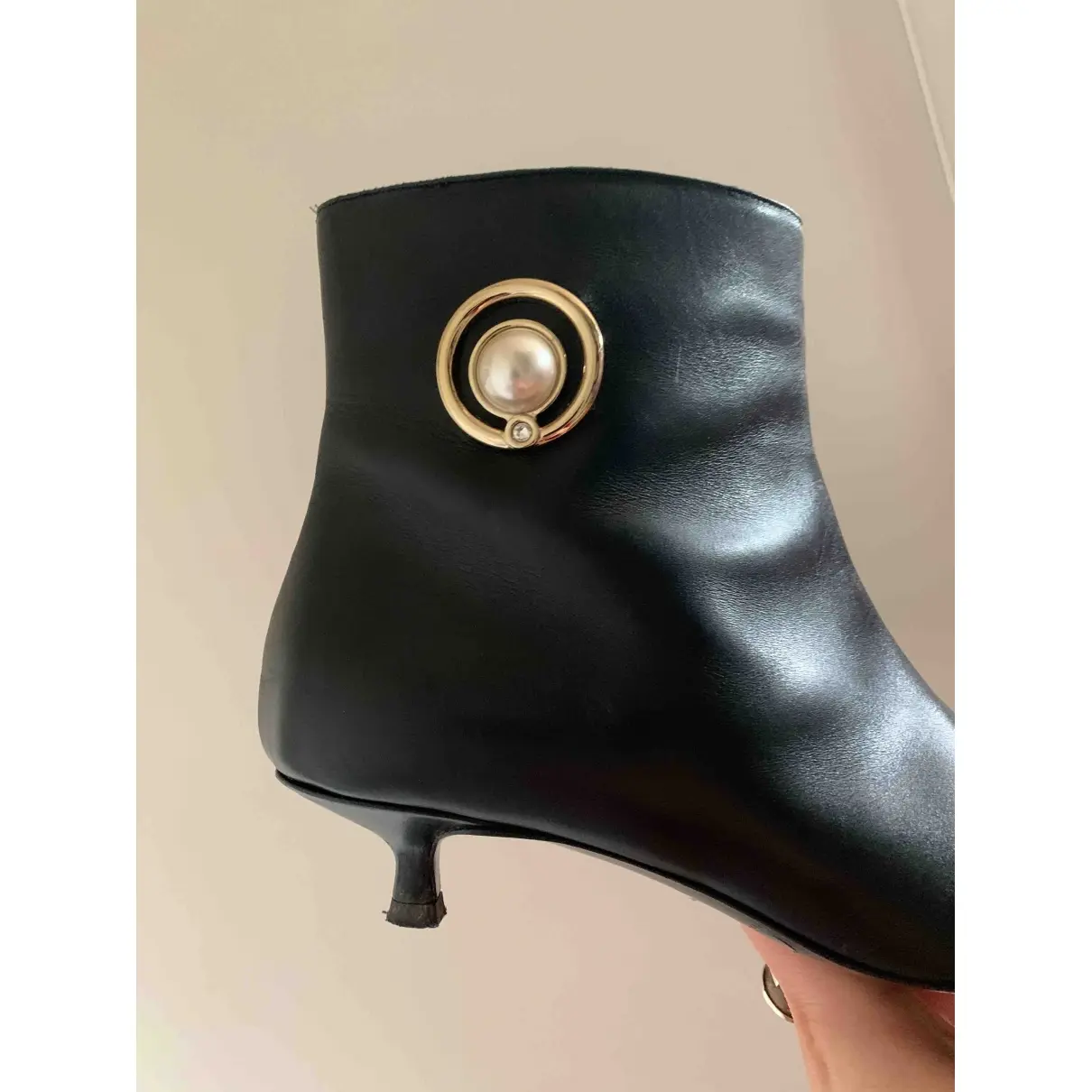 Leather ankle boots Coliac