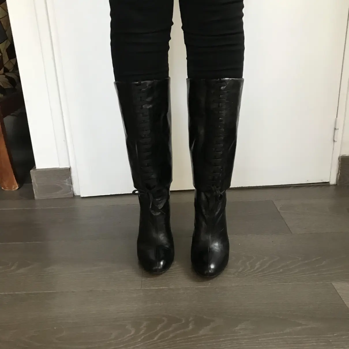 Leather riding boots Colisée De Sacha