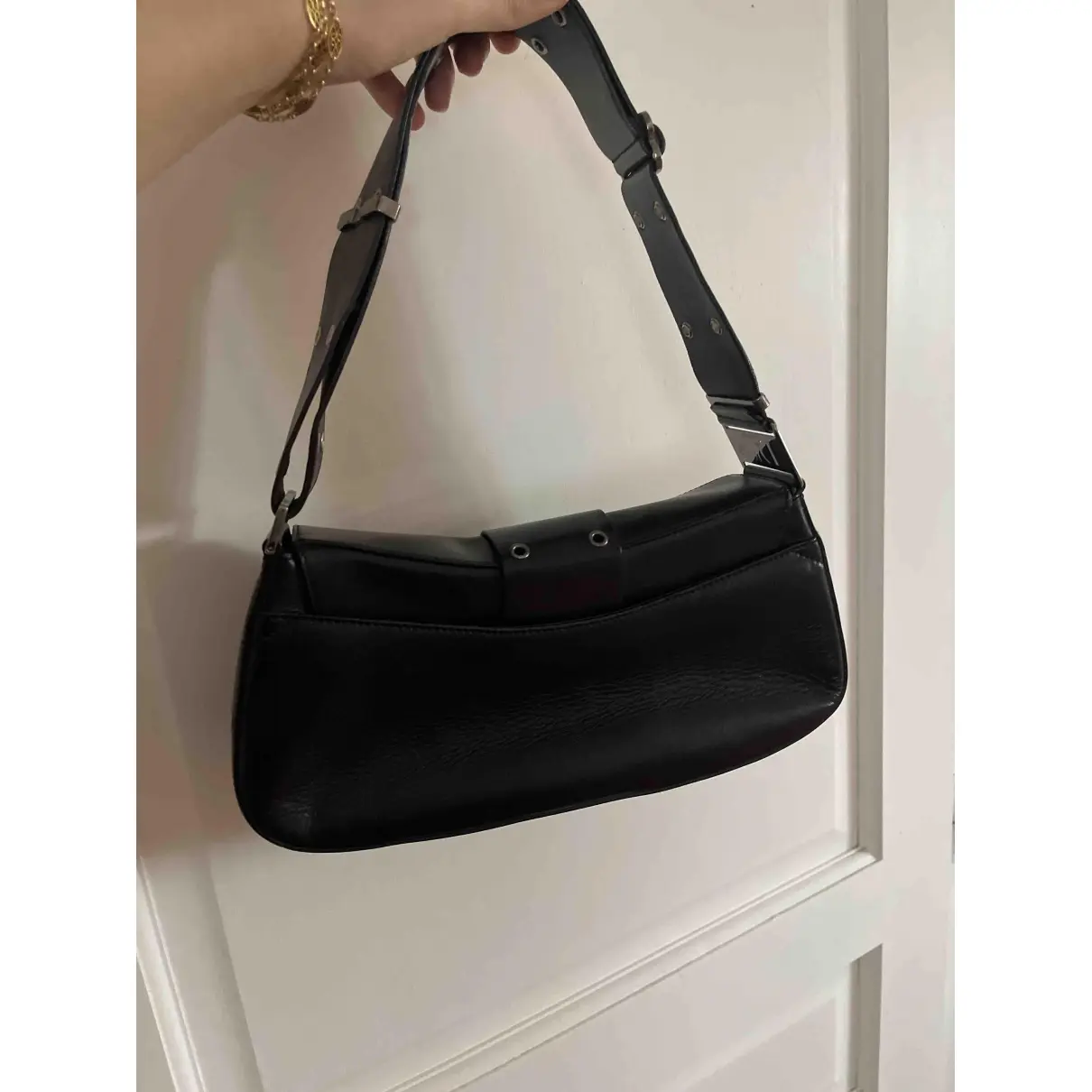 Buy Dior Columbus leather handbag online