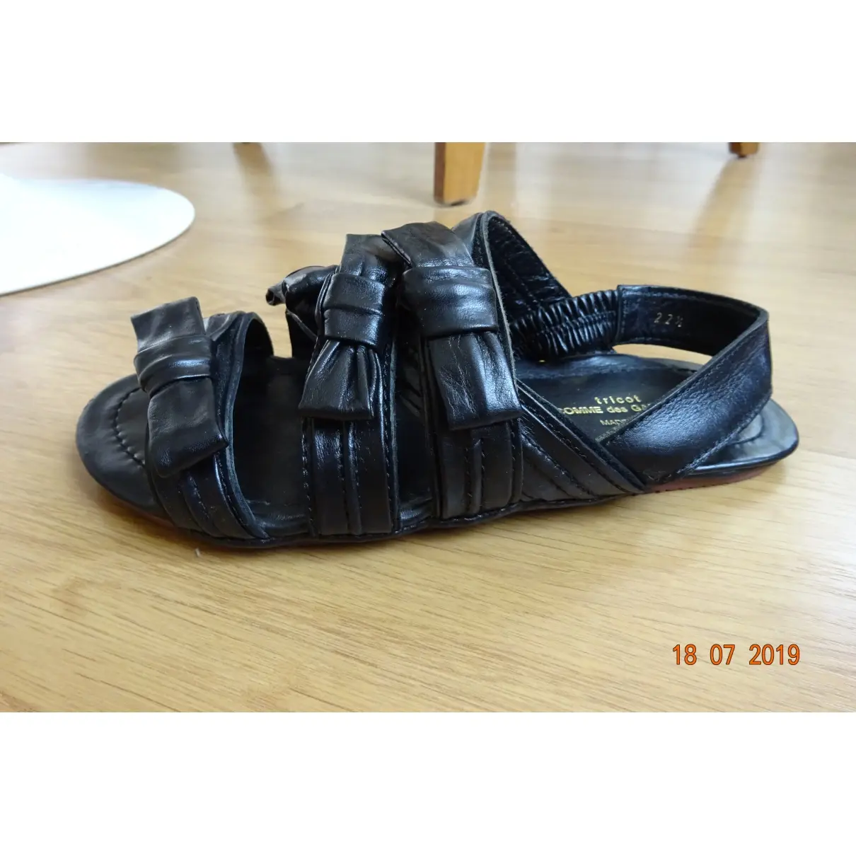 Leather sandals Comme Des Garcons