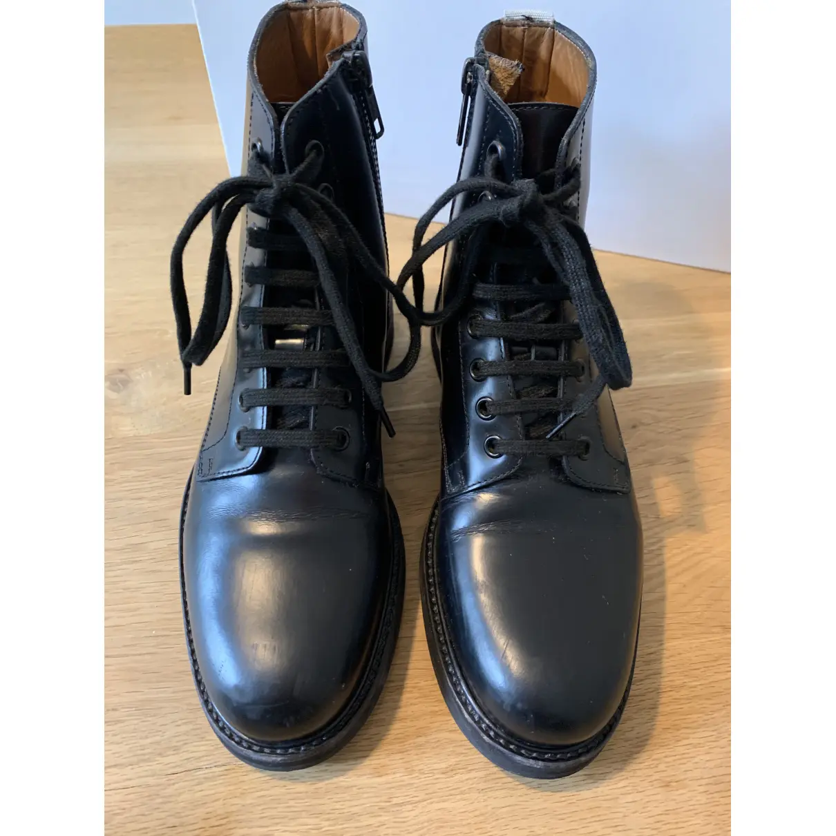 Buy Common Projects Leather lace up boots online