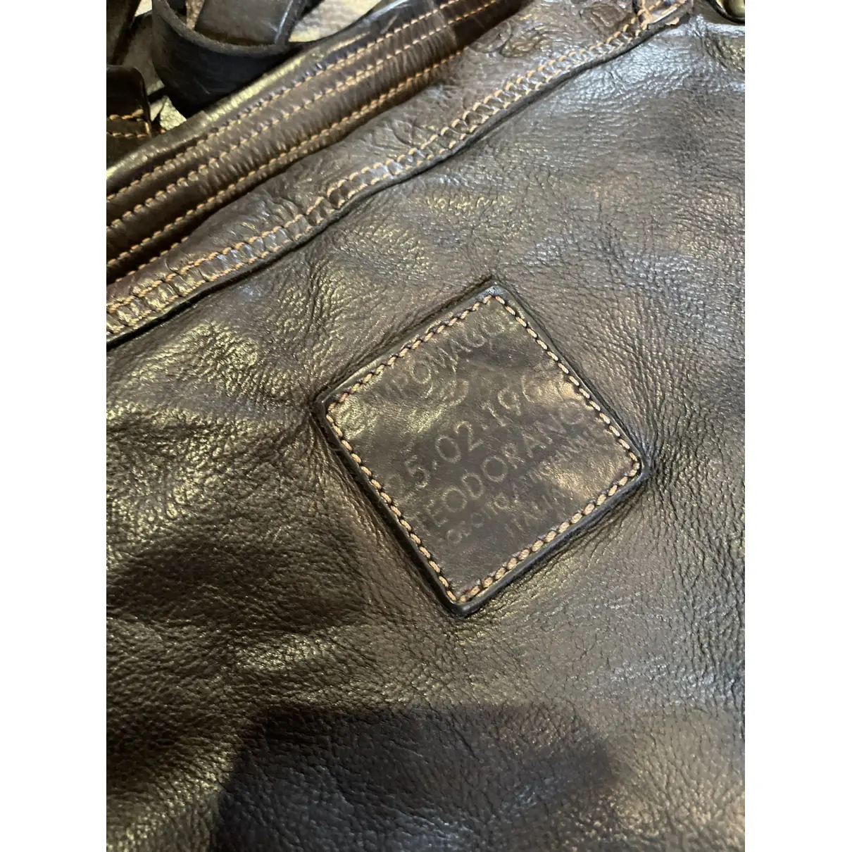 Leather crossbody bag COMPAGNIA ITALIANA