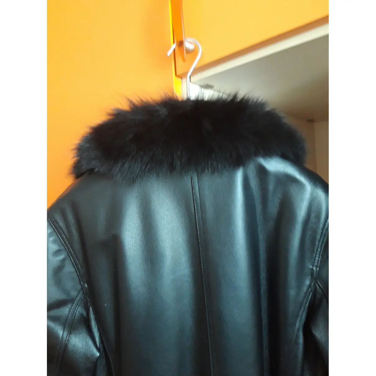 Leather coat CONBIPEL