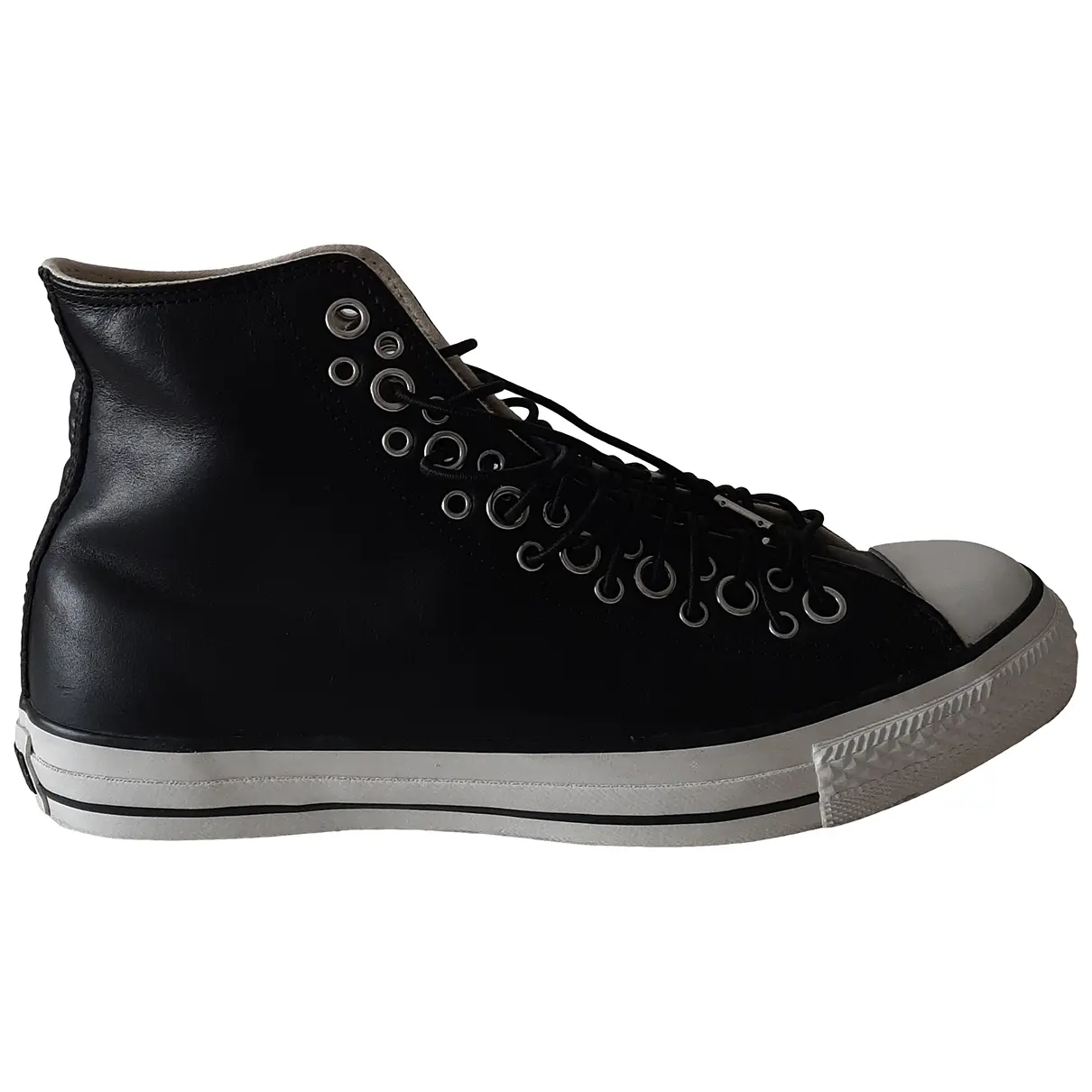 Leather high trainers Converse