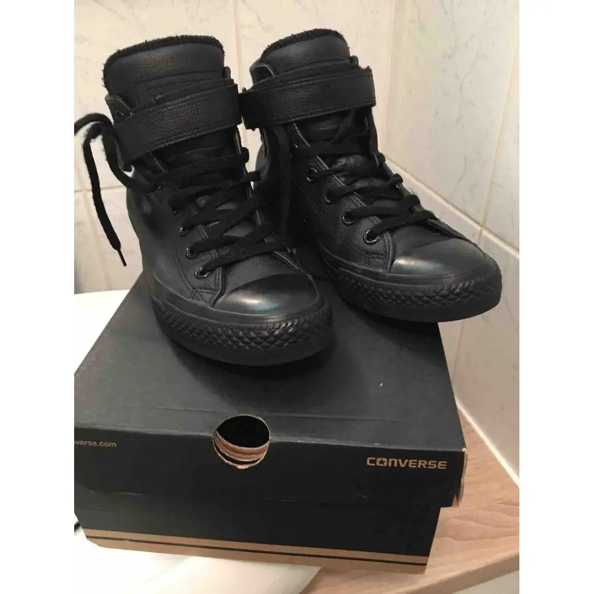 Converse Leather trainers for sale