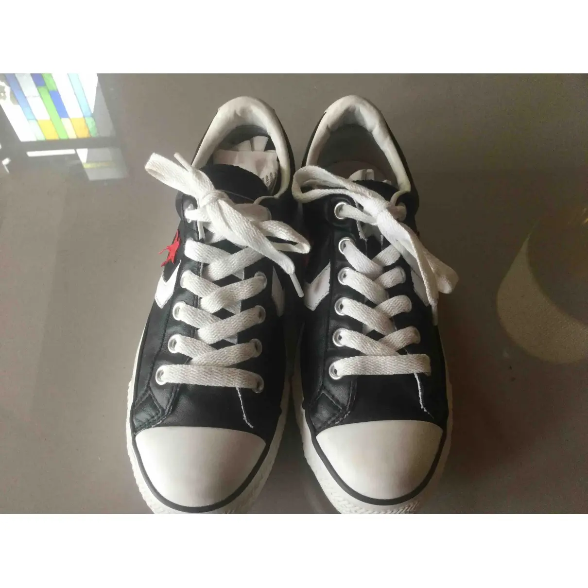 Converse Leather low trainers for sale