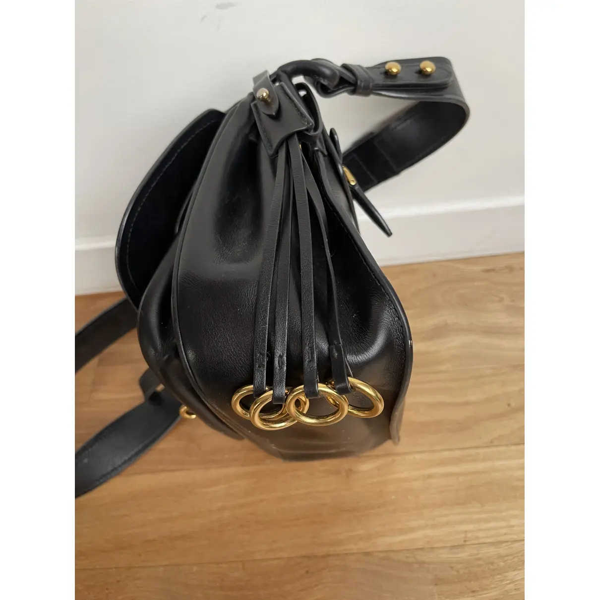 Corsaire leather bag Prada