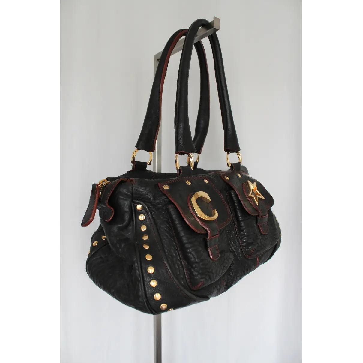 Leather handbag Corto Moltedo