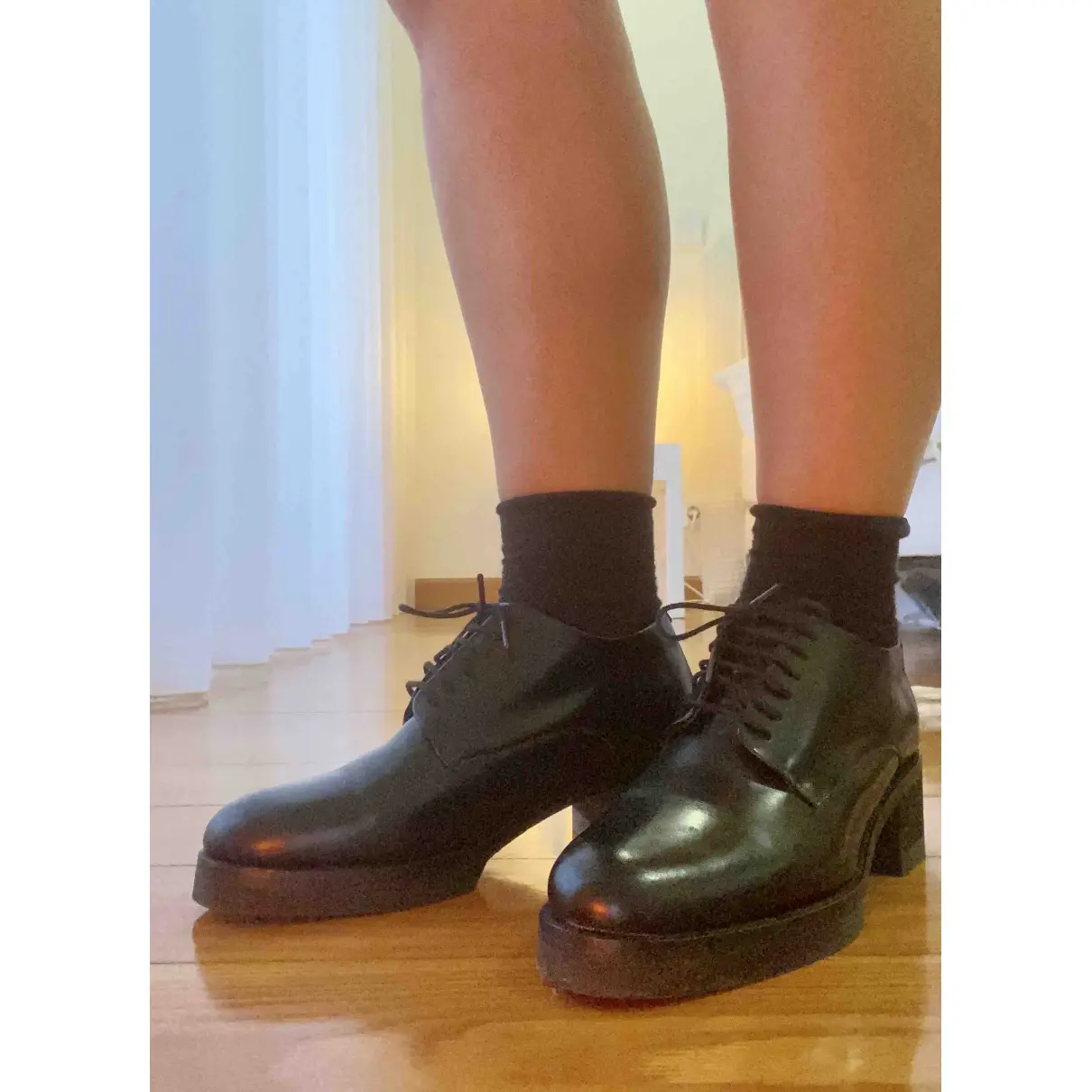 Leather heels Cos