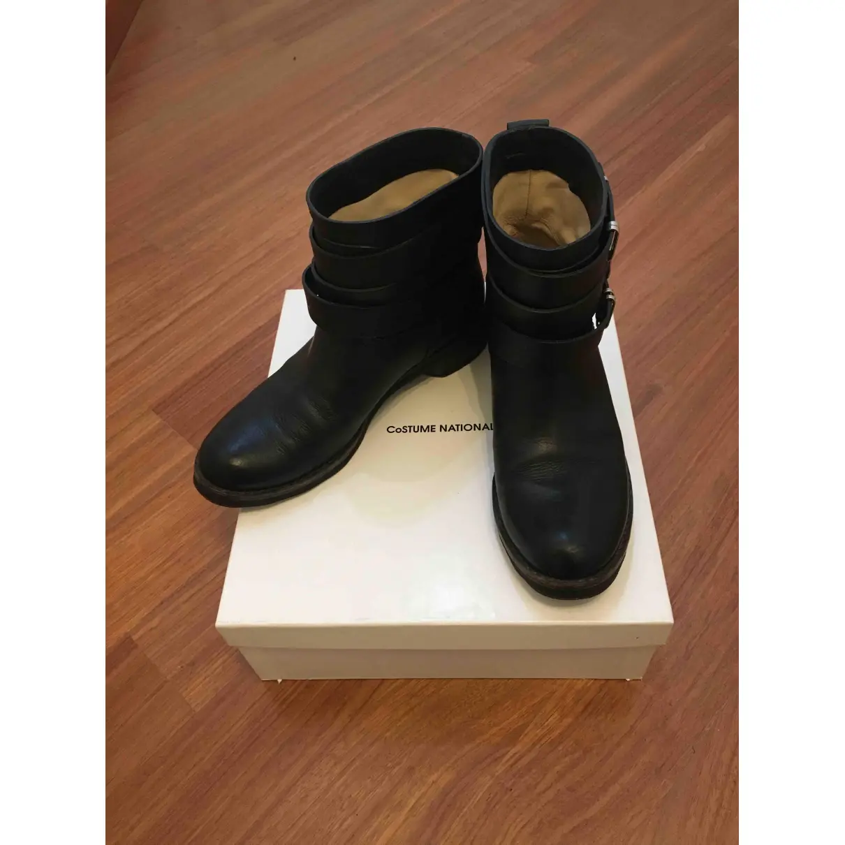Buy Costume National Leather biker boots online