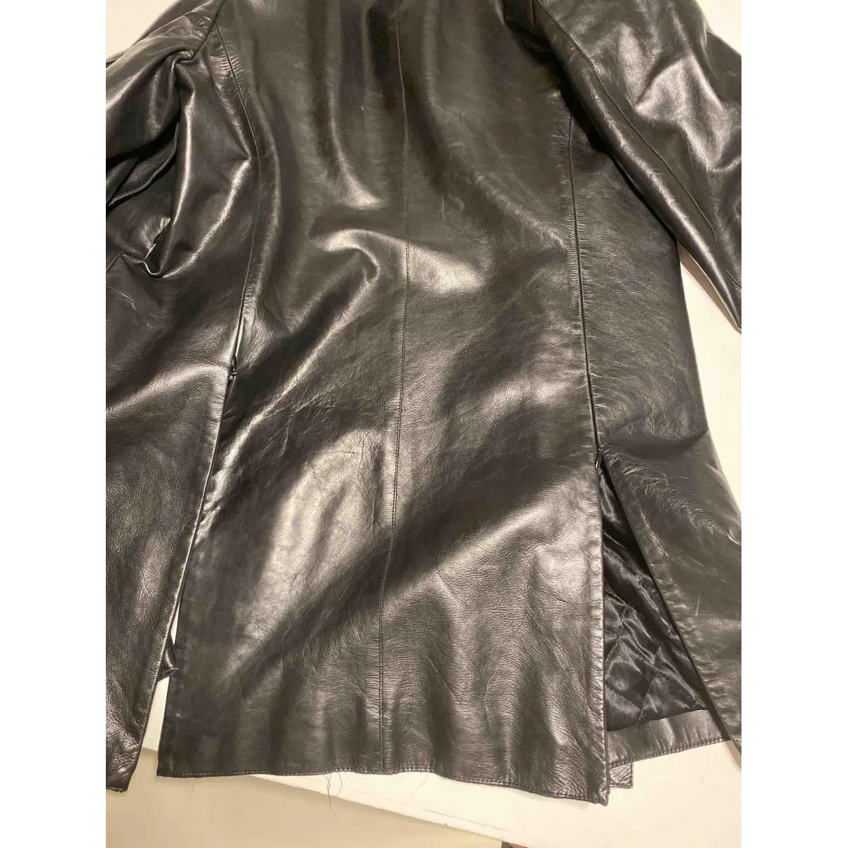 Leather biker jacket Costume National