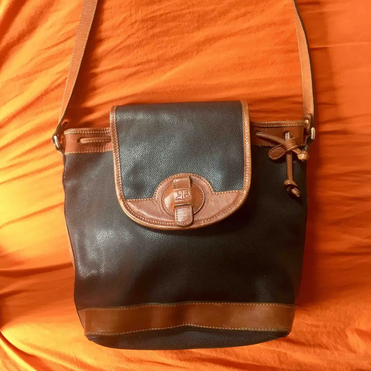 Courrèges Leather crossbody bag for sale - Vintage