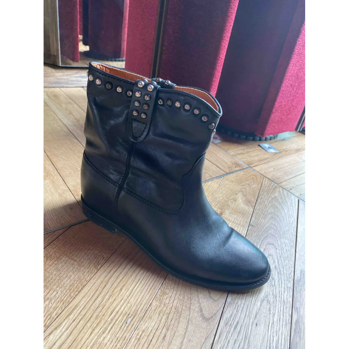 Buy Isabel Marant Crisi  leather ankle boots online