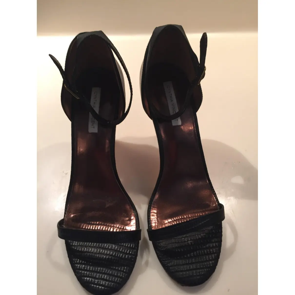 Cynthia Vincent Leather sandal for sale
