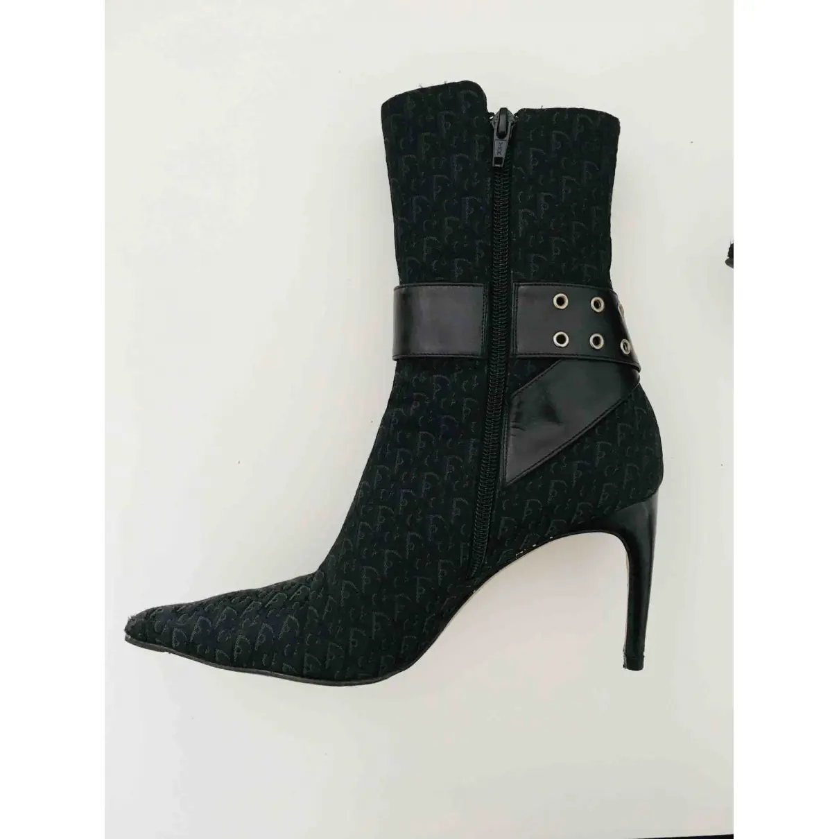 D-Choc leather buckled boots Dior