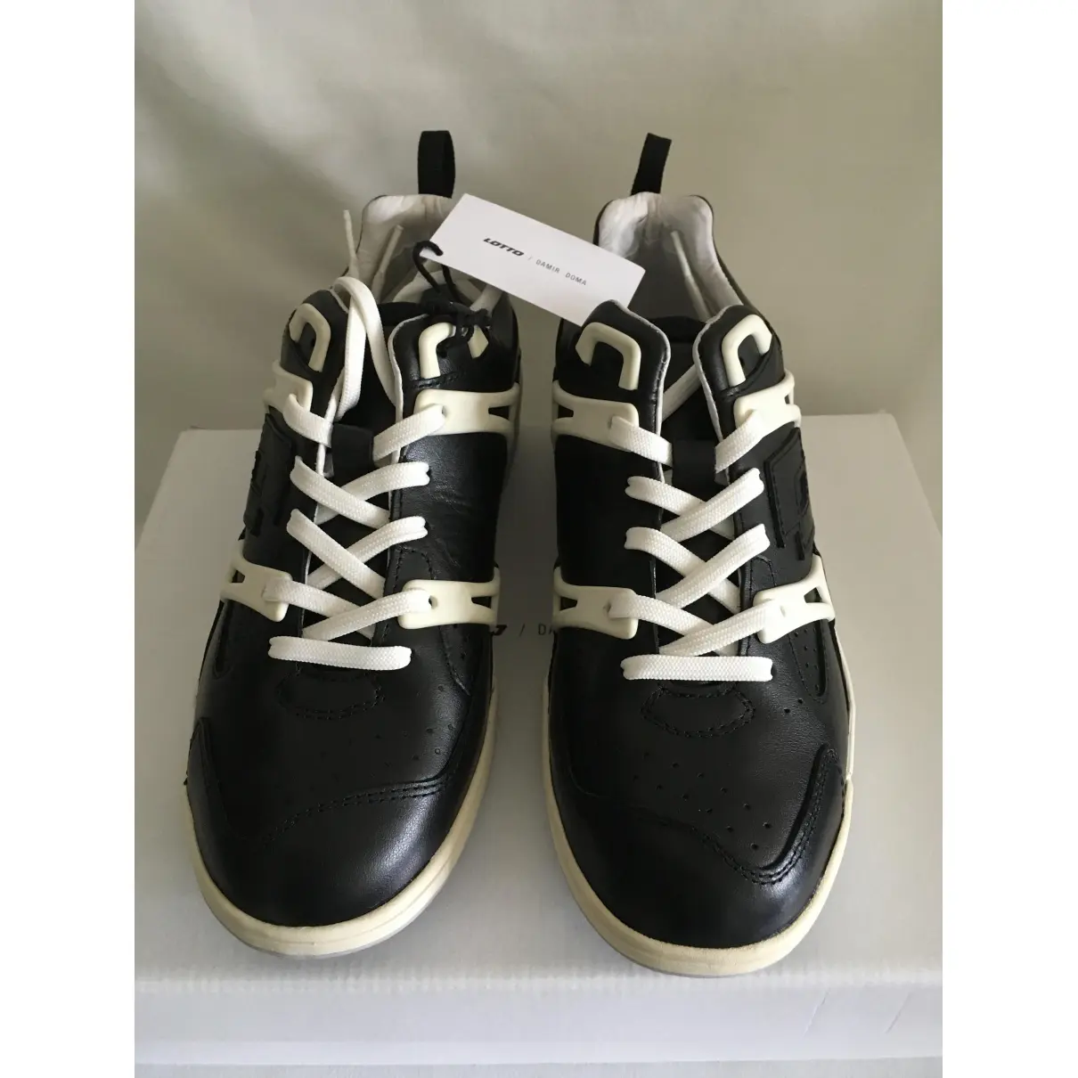 Leather low trainers Damir Doma