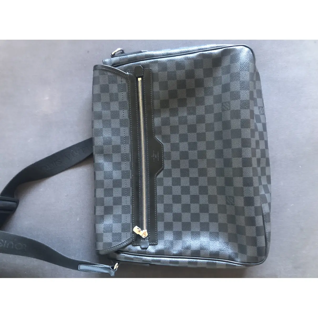 Daniel MM Satchel leather satchel Louis Vuitton
