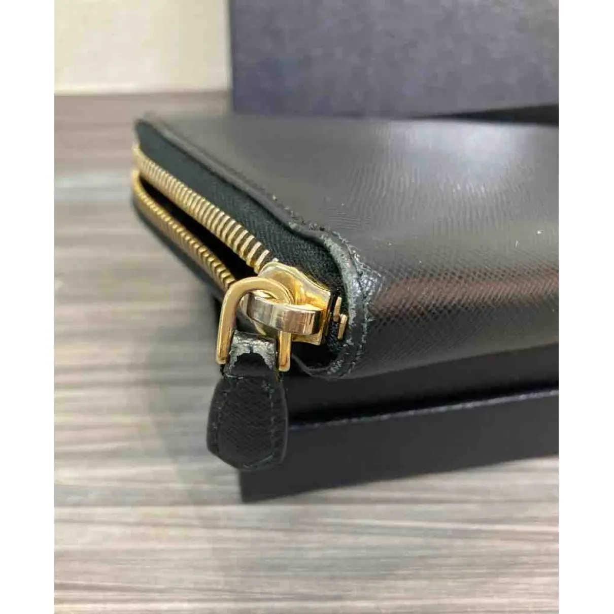 Diagramme leather wallet Prada
