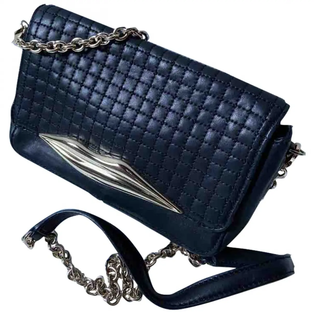 Leather clutch bag Diane Von Furstenberg