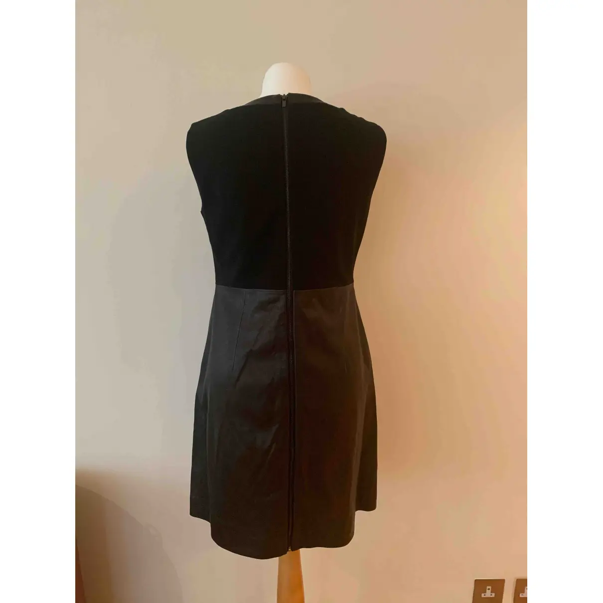 Buy Diane Von Furstenberg Leather mid-length dress online