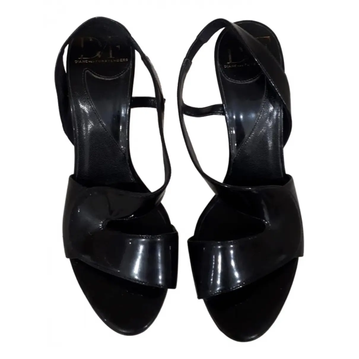 Leather heels Diane Von Furstenberg