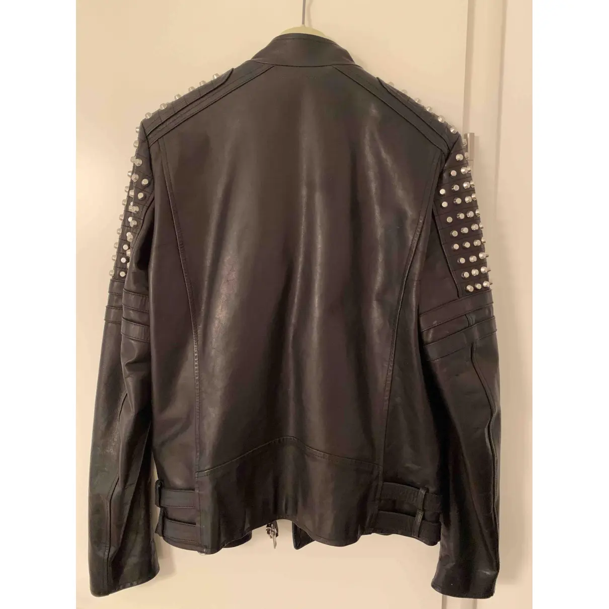 Buy Diesel Black Gold Leather jacket online