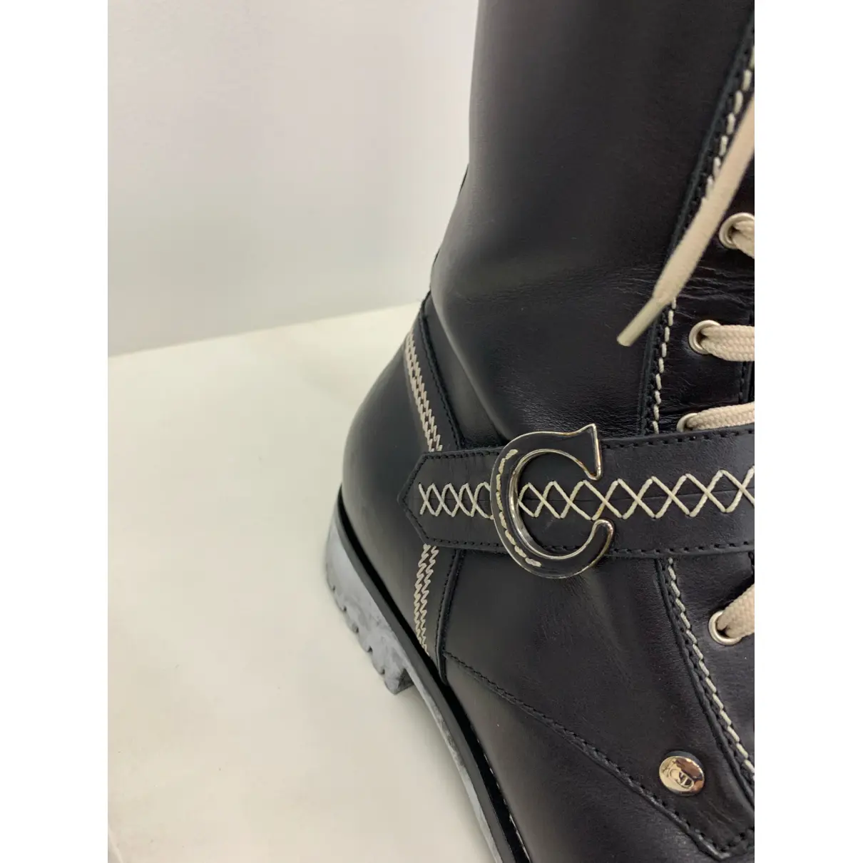 Leather riding boots Dior
