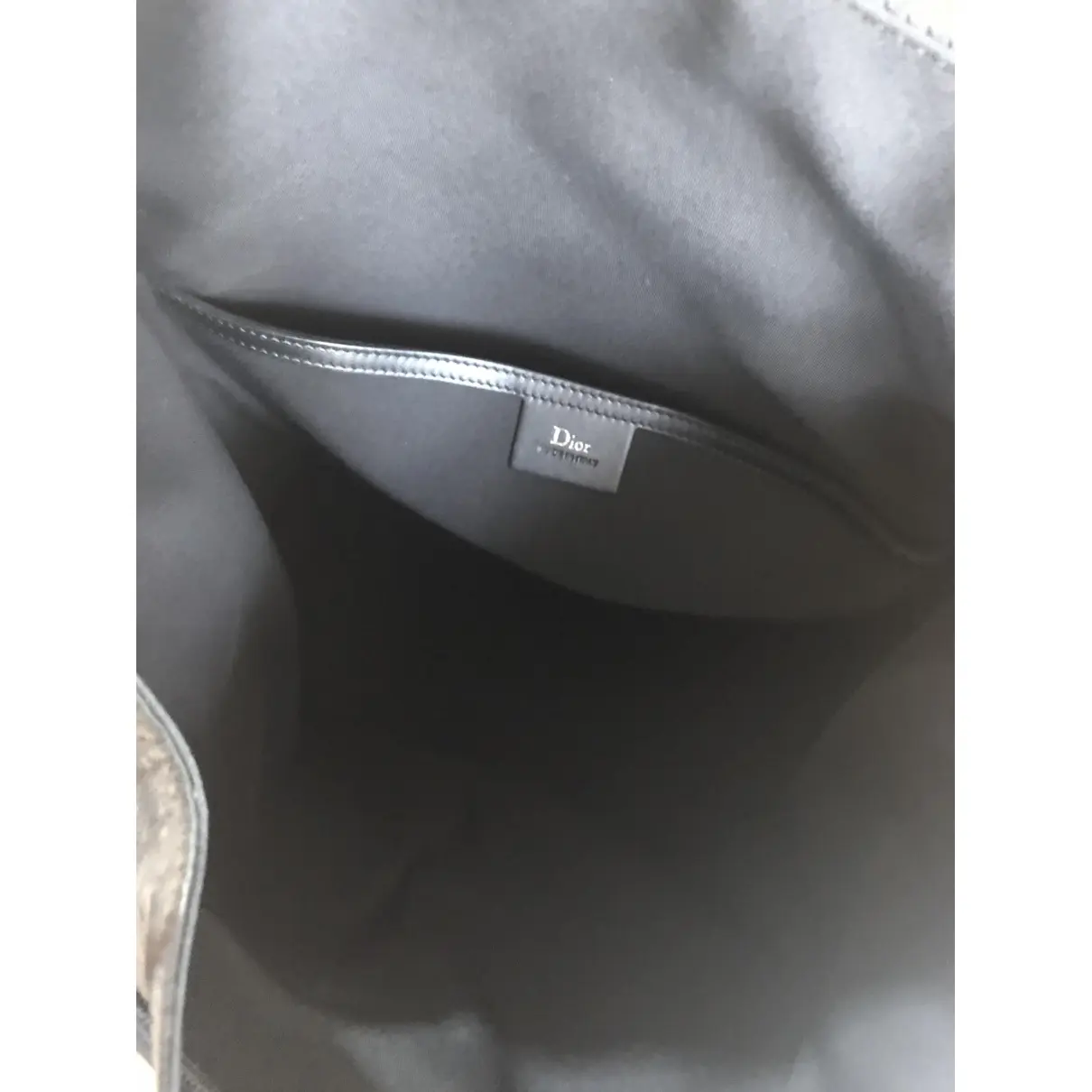 Leather satchel Dior Homme