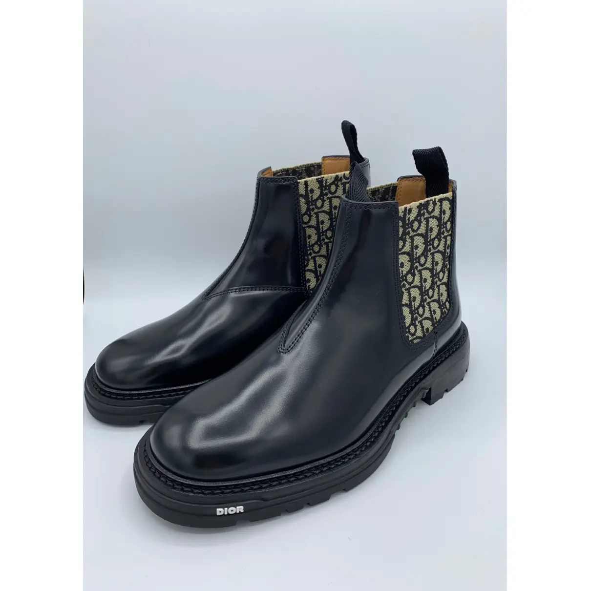 Leather boots Dior Homme