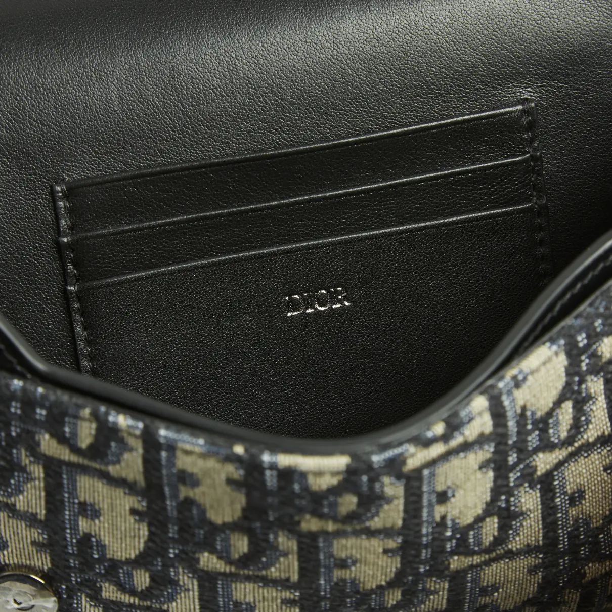 Leather clutch bag Dior Homme