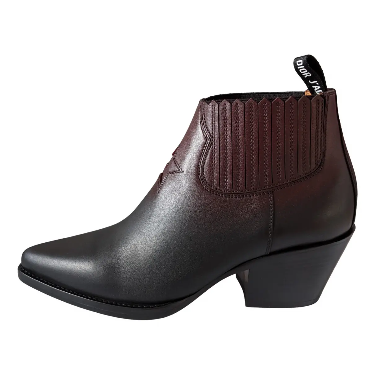 Dior LA leather western boots Dior