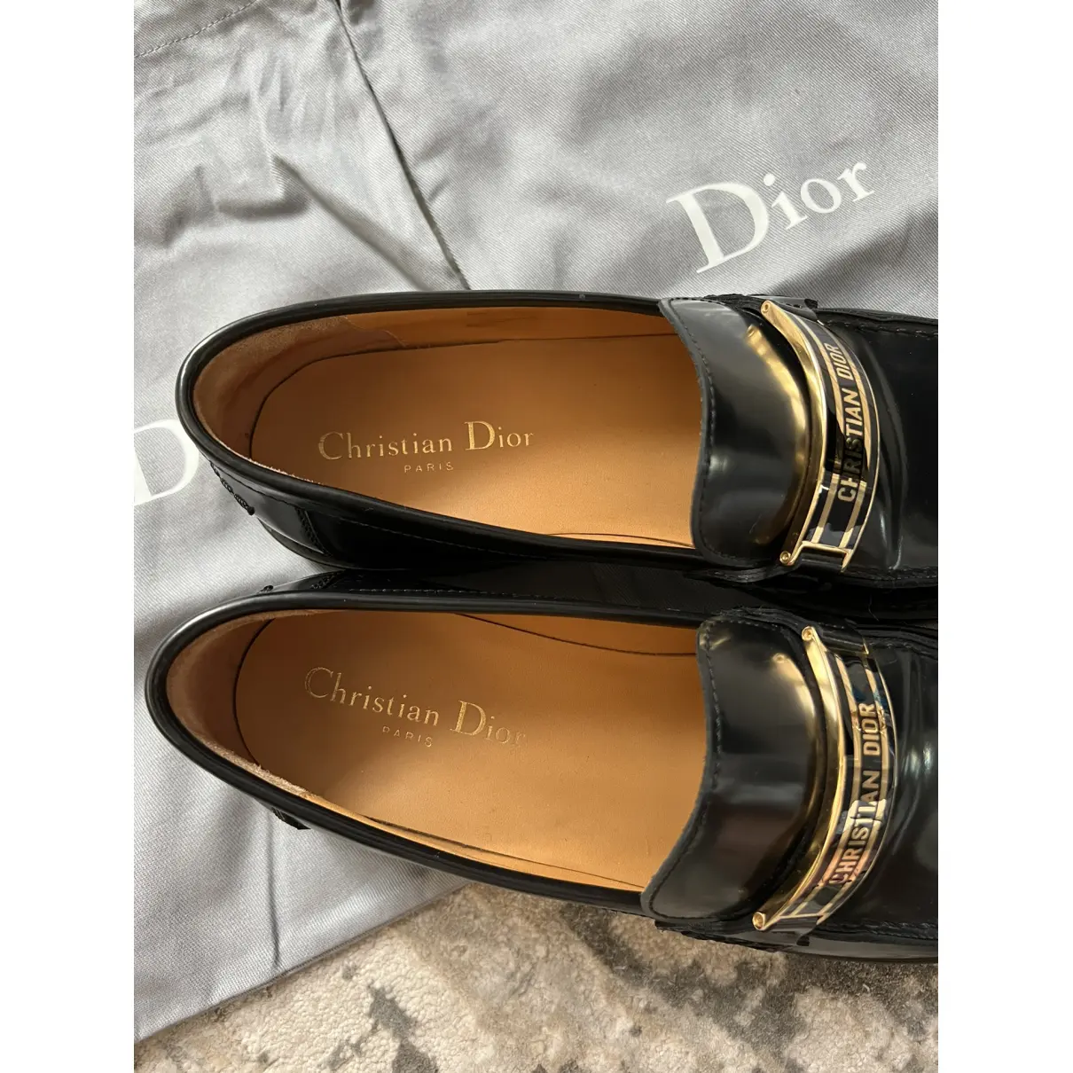 Buy Dior Leather mules & clogs online